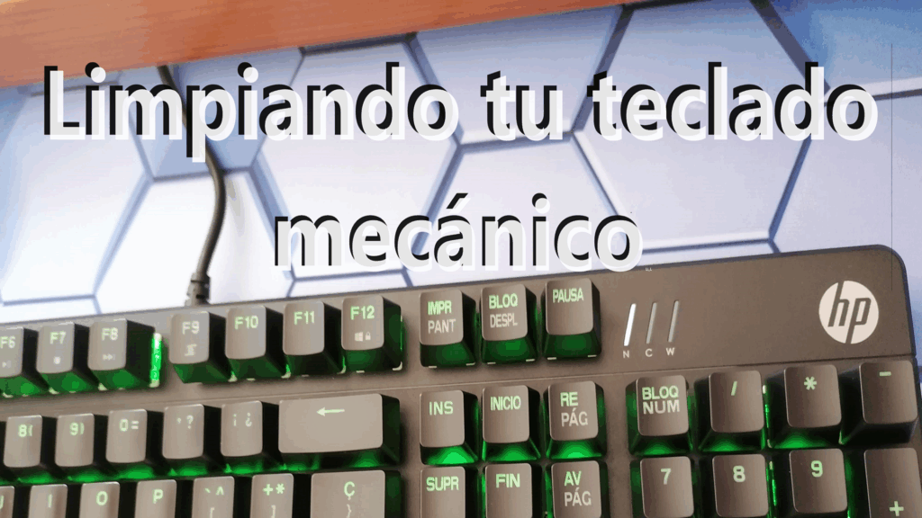 limpiando tu teclado